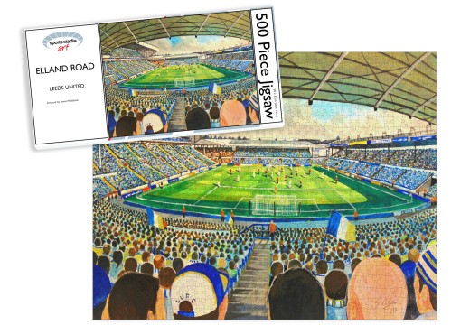 Elland Road Stadium Fine Art Jigsaw Puzzle - Leeds United FC Elland Road Stadium Fine Art Jigsaw Puzzle - Leeds United FC
